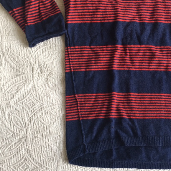 Red and Blue Striped Sweater - Picture 3 of 4